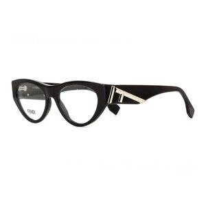 NEW FENDI EYEGLASSES, BLACK WOMEN EYEWEAR FENDI FE50092I 001